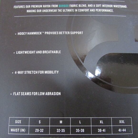 Hooey Men's Premium Bamboo Mid Thigh San Bernadino Boxer Briefs 2 pk Peyote/Gray - Picture 3 of 4